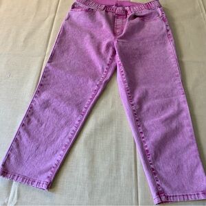 Diane Gilman Pink Ankle & Cropped Jeans